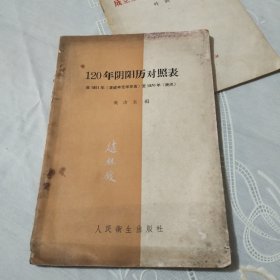 120年阴阳历对照表