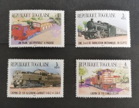 【外国邮票】多哥 1984年 火车邮票（包邮）