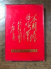 毛主席手书选集 献给中国共产党第九次代表大会 红塑皮