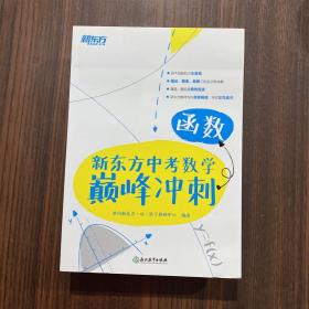 新东方新东方中考数学巅峰冲刺：函数