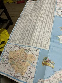 老旧地图 英文版 英国和爱尔兰