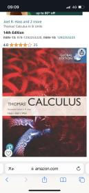 托马斯微积分Thomas Calculus 14版