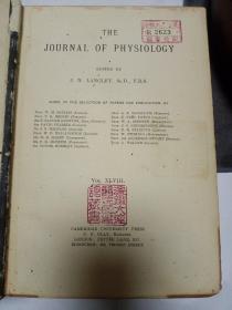 THE JOURNAL OF PHYSIOLOGY 1914 南满洲时期大连医院藏书