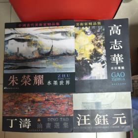 中国当代美术家精品集.汪钰元水彩画专辑.丁涛油画选集.高志华水彩专辑.朱荣耀水墨世界