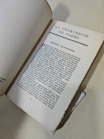 la chartreuse de parme(司汤达法文小说，1932 毛边本）