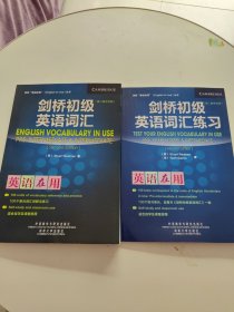 剑桥“英语在用”丛书：剑桥初级英语词汇+练习（第2版·中文版）2册合售！！