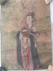 著名画家陆鸿年摹 壁画
