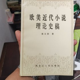 歐美近代小說理論史稿