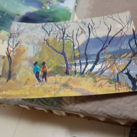 山村画