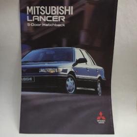 1992年 MITSUBISHI 三菱 Lancer 5 Door Hatchback蓝索5门 掀背式轿车 样本 目录 画册 宣传册