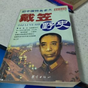 间谍王：戴笠野史