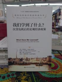 我们学到了什么？次贷危机以来的宏观经济政策(诺贝尔经济学奖获得者丛书)