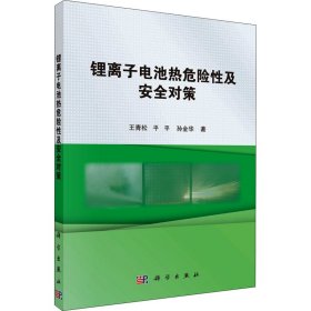 锂离子电池热危险性及安全对策王青松,平平,孙金华9787030536051科学出版社