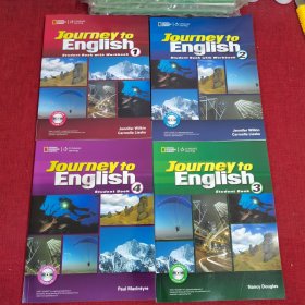 Journey to English(1 - 4 )Student Book 4本合售 附光盘