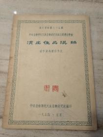 中央音乐学院民族音乐研究所成立典礼音乐会·演出作品选编， 收录“关山月”，“阳关三叠”，“潇湘水云”等古琴曲