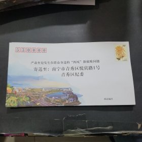 严肃查处发生在群众身边的四风和腐败问题。信封寄往南宁青秀区纪委，邮资封80分。共20枚