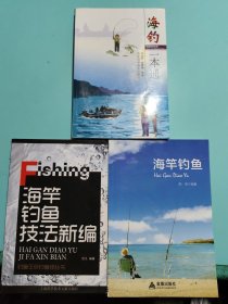 海钓一本通，海竿钓鱼技法新编，海竿钓鱼，三本合售