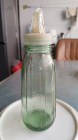 供销社库存七八十年代手工玻璃婴儿奶瓶