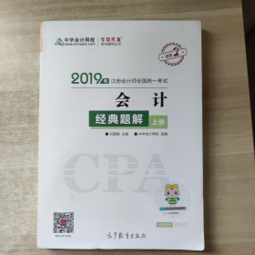 2019年注册会计师全国统一考试会计经典题解上册