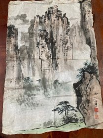 画一张，尺寸（62*42）cm，如图，货号 ：C164