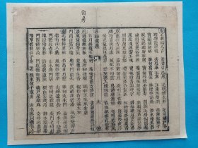 古籍散页《名联汇选》一页，编号 12，尺寸：27*22厘米，这是一张古籍散页，不是一本书，轻微虫蛀破损，已经手工托裱，本店所有作品全都是实售价格，不议价不包邮，看好直接下单即可，选好作品后统一付款，一百件之内自动合并邮资。