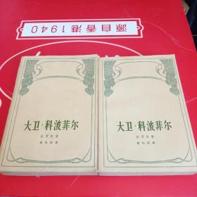 大卫 科波菲尔（上下）两册全  精美插图 58年一版62年三印