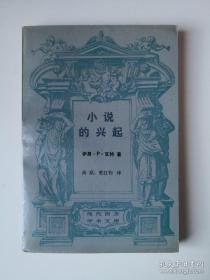 小说的兴起：笛福、理查逊、菲尔丁研究