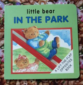 Little bear in the park 纸板书 复古绘本vintage