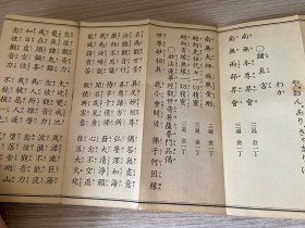 1977年 《弘法大师 真言宗日用勤行集》经折装一帖全,两面印刷约40多种真言宗经文