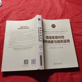 法官裁判智慧丛书：婚姻家庭纠纷裁判精要与规则适用