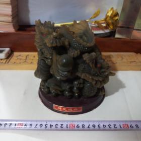 祥龙戏珠大摆件有断尾残缺