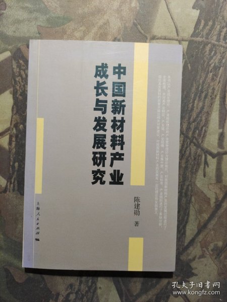 中国新材料产业成长与发展研究