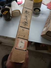 教育学（月刊杂志，1991年1---6册合订本）