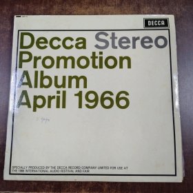 PROMOTION ALBUM APRIL 巴赫 勃拉姆斯 作品集 英版12寸黑胶唱片 非全新