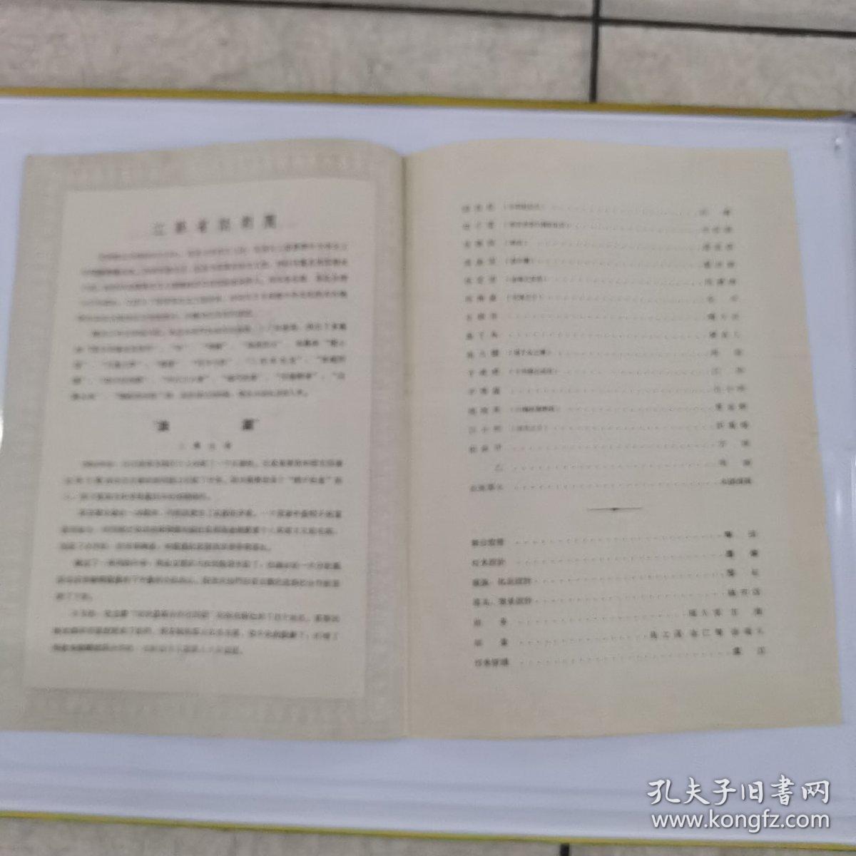 文化部第一届全国话剧观摩演出会节目单（浪潮）
