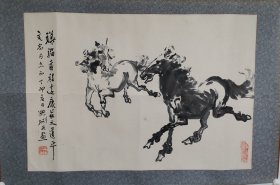 沈彬如（1915-2008），浙江吴兴人，吴门画派一代名师