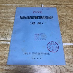 卜乃曼（BORNEMANN）自吸螺杆泵说明书