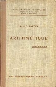 ARITHME TIQUE, CLASSES DE 6e ET DE 5e elie cartan