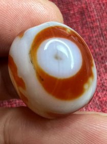 建国前后 三眼 老天珠手感极其油润 宝光内敛 21*19MM