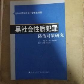 黑社会性质组织犯罪理论与实务问题研究