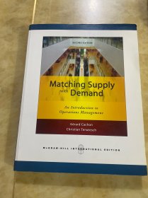 Matching Supply with Demand: An Introduction to Operations Management
