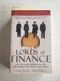 Lords of Finance: 1929, The Great Depression, and the Bankers who Broke the World