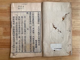 五重唯识观注 梅氏藏板 梅光义编 民国时期 线装木刻较初印版一册全