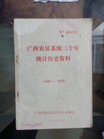 【广西农垦系统三十年统计历史资料1949-1978】80页