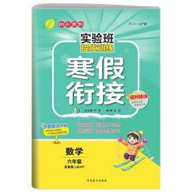 实验班提优训练寒假衔接版 六年级数学苏教版 2023年新版衔接上下册学期提优训练每日一练寒假作业本视频精讲强化基础专项练习册