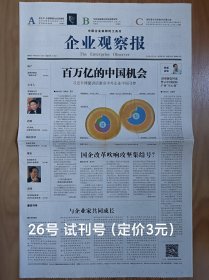 企业观察报 2013年试刊号 32版全