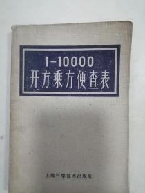 1一10000开方乘方便查表