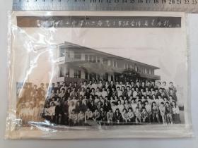 泰州市第二中学八六届高三年级全体团员留影（86.5.25）2张合售