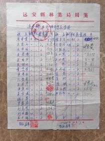 1964年 远安县森工局领布票花名册