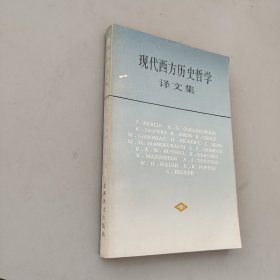 现代西方历史哲学译文集